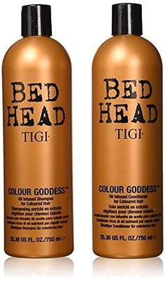 Bed Head Shampoo and Conditioner, Color Goddess, 25.36 Fluid Ounce Shampoo For Bleached Hair, Tigi Bed Head, Best Shampoo, Good Shampoo And Conditioner, Hair Color Cream, Hair Cleanse, Head Color, Best Shampoos, Sulfate Free Shampoo