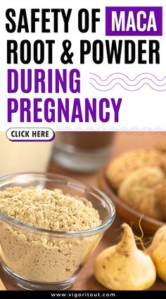 IS it safe: maca during pregnancy? Using maca root for pregnancy, it's possible risks and benefits. Maca and pregnancy everything you need to know about maca root, maca supplements, maca powder, and maca pills while pregnant. Pregnancy nutrition and diet plan tips from a pro. Maca Powder