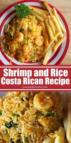 shrimp and rice costa rican recipe with fries