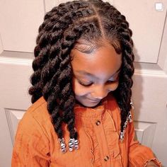 Braid Styles For Girls, Best Braid Styles, Daughter Hairstyles, Childrens Hairstyles, Flat Twists, Twisted Hair, Lil Girl Hairstyles, Kids Curly Hairstyles, Havana Twist