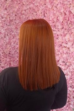 Igora royal 7-77 Brassy Blonde, Funky Hairstyles, Long Bob Hairstyles, Tone Hair, Long Bob, Ginger Hair, Bob Hairstyles, Redheads, Hair Inspo