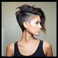 Punk Haircut, Best Haircuts For Women, Haircut For Fine Hair, Best Haircuts, Haircuts For Women, Short Haircuts, Undercut, Low Maintenance, Hair