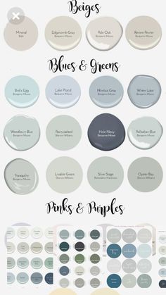 the different shades of paint that you can use to decorate your walls and floors with