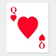 a red playing card with hearts and two spades on the back, in front of a white background