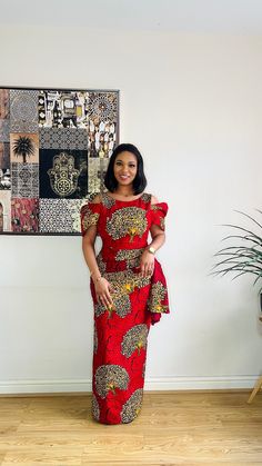 This lovely padded cup body fit dress is a perfect outfit for lovers of African fashion and classy ladies. it is made with 100% African wax cotton print. The material is durable and easy to maintain.  The maxi dress is available in different sizes, it has a back zipper, a tie rope to give a perfect fit and is properly lined. And can come with the side draping or without. Dress type/Occasion  - Formal/Party  Please check size chart before ordering or send your detailed measurements and please do Fitted Floral Print Sheath Maxi Dress, Fitted Floral Sheath Maxi Dress, Floor-length Fitted Printed Maxi Dress, Printed Fitted Floor-length Maxi Dress, Fitted Printed Maxi Dress, Red Printed Long Dress, Ankara Long Dress, Chitenge Dresses, Ankara Print Dress