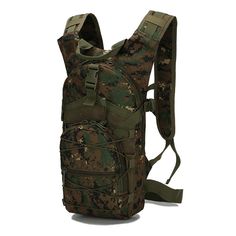 Mountaineering Hiking Backpack Outdoor Camouflage Bag Multifunctional Jungle Tactical Bag Camping Travel Travel Backpack - Blue Force Sports Tactical Rucksack, Hunting Backpacks, Climbing Bag, Backpack Outfit, Women Backpack Travel, Military Backpack, Cycling Bag, Tactical Backpack, Tactical Bag