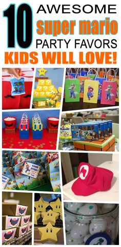 the top ten super mario party favors that kids will love to have in their home