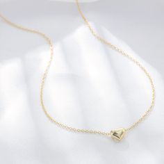 A gleaming heart of 18-karat gold anchors this chain necklace that makes a meaningful gift for a loved one. Hand-crafted using 18K gold plated sterling silver. - Care Instructions: Avoid contact with water, lotion, and perfume. Clean gently with a polishing cloth. Product Specifications: - 18K gold plating over .925 Sterling Silver - Hypoallergenic - Cubic Zirconia crystals Perfume Clean, Gold Heart Necklace, Sweet Heart, Fine Jewellery Earrings, Trendy Jewelry, Gold Plated Sterling Silver, Meaningful Gifts, Gold Plating, Lobster Claw