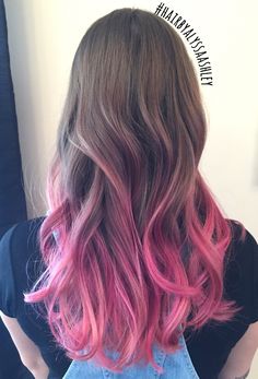 Pink Tips Hair Brunette Short, Hot Pink Hair Ends, Hot Pink Ends Hair, Bottom Half Pink Hair, Pink Bottom Hair, Bottom Half Dyed Hair Pink, Pink Hair Bottom Half, Pink Under Hair Dye, Brown Hair With Pink Ombre