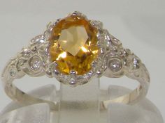 This stunning ring has been set with a Fabulous Citrine Solitaire measuring… Oval Topaz Ring Stamped 925 For Anniversary, Oval Topaz Ring Stamped 925, Yellow Citrine Engagement Silvet Ring, Victorian Citrine Rings As Gift, Oval Citrine Silver Ring, Hallmarked Citrine Rings, Yellow Citrine Rings Hallmarked, Citrine Ring Engagement, Dr Wardrobe