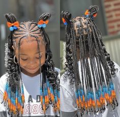 Two Braids Prom Hairstyle, Hairstyles For 3rd Graders Black, Cute Easy Hairstyles With Weave Braids, Cute Middle School Hairstyles Black, Back To School Hairstyles Braids 3rd Grade, Hairstyles For Third Graders, Back 2 School Hairstyles Black Braids, Kids Hairstyles Back To School, Cute Protective Hairstyles For Kids