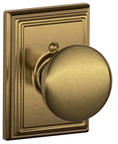 an image of a golden door knob