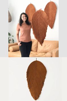 The humble Leaves, from the simple shapes of some to the complex web of veins in others – have captivated artists and designers, for centuries. The simple leaf has transformed into enduring beauty throughout the periods of history. Soft Sculpture, Rust Color