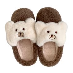 Slip into the ultimate slippers this season! An adorable looking super comfy slippers with a cute little bear on them. Patrice Cute Bear Fluffy Slippers are the perfect fit for every day, whether you’re hanging out with your friends or just out for a sleepover. They are made from high-quality PVC materials, and the soles are slip-resistant, making them perfect for wet surfaces too. Features: Style Closed toe Design Cartoon animals Sole material PVC Vamp material Soft and comfy fluffy fabric Seas Cute Brown Round Toe Slippers, Cute Fluffy Slippers With Round Toe, Cute Fluffy Slippers For Indoor Use, Cute Fluffy Indoor Slippers, Kawaii Soft Slippers With Round Toe, Fluffy Flat Indoor Slippers, Comfy Fluffy Slippers With Round Toe, Kawaii Round Toe Indoor Slippers, Cute Soft Slip-on Slippers