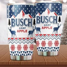 Busch Light Apple Yeti 20 Oz Tumbler Busch Light Apple Tumbler, Christmas Yeti Cups, Busch Light Tumbler Cup, Busch Light Tumbler, Apple Beer, Beer Tumbler, International Beer Day, Busch Light, Beer Day