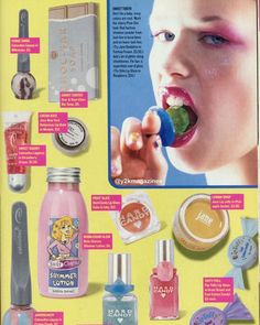 2000s Makeup Products, Uk 2000s, 2000s Beauty, 00s Makeup, 2000 Makeup, Y2k Magazine, Bold Eyeliner, Y2k Makeup, Hard Candy Makeup