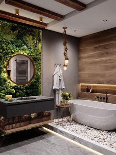 small modern bathroom with tub remodeling ideas Makeover Kamar Mandi, Bilik Air, Bathroom Decor Luxury, Bathroom Design Inspiration, Bathroom Design Decor, Bathroom Inspiration Decor, Bathroom Design Luxury, Farmhouse Bathroom Decor, Dream Bathrooms