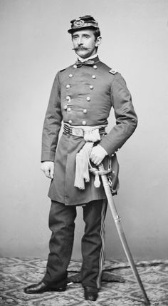 Prince Felix of Salm-Salm during his service in the American Civil War. Prince Felix, Imperial Army, Neil Armstrong, Military Officer, Printing Paper, Antique Photos, Wall D, Military History