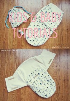 the instructions for how to make an infant's bib and diaper cover