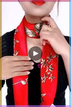 Good tips for scarf Scarf Tying Tutorial, Chic Office Wear, Clothes Tips, Running Outfits