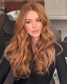 Ginger Hair with Strawberry Blonde Ends Dark Strawberry Blonde Hair, Reddish Blonde Hair, Strawberry Hair