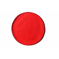 a red circle on a white background