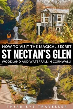 how to visit the magic secret st nectar's glen woodland and waterfall in corwall