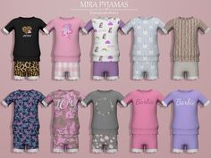 Simsessentials' Mira Pyjamas Sims 1, Sims 4 Clothing, Animal Skin, Maxis Match, Sims Resource, Sims 2, Sims 3, Featured Artist, Sims 4