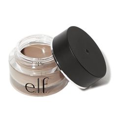 Voted Best Mass Brow Product by Influenster!2018 Hello Giggles HG Beauty Crush Award Winner! This cream glides on smoothly to sculpt, shade, and define brows. It can also be used as eyeshadow or eyeliner for gorgeous, long-lasting color. e.l.f. Cosmetics Lock On Liner and Brow Cream In Light Brown. e.l.f. Cosmetics Lock On Liner and Brow Cream In Light Brown. All e.l.f. products are Vegan and Cruelty Free Elf Locks, Elf Eyebrow, Maybelline Tattoo, Beauty Crush, Cream Eyeliner, Makeup Bag Essentials, E.l.f. Cosmetics, Eyebrow Liner, Elf Cosmetics