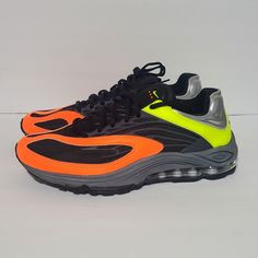 Nike Air Tuned Max Shoes DH4793-700 Size 11 Black Volt Orange condition: new without box. Nike Shoes New, Air Max Women, Nike Air Max Plus, Air Max Plus, New Nike Air, Nike Fashion, Athletic Fashion, Nike Running, New Nike