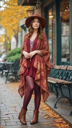 #fashion #fashionista #outfits #outfitoftheday #outfitstyle #outfitideasforwomen #outfitidea #outfits4Office #midiskirtoutfits #mididenimskirtoutfit #outfitsForShortWomen #Casualoutfits #trendyWinterOutfit Bohemian Fall Outfits, Rome Outfits, Boho Fall Outfits, Fashion 23, Boho Winter Outfits, Boho Autumn, Cyberpunk Female