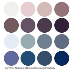 Summer Pallet, Hoc Summer, Estate Soft, Dark Summer