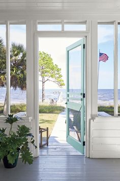 an instagramted photo of the front door of a house in st teresa, florida