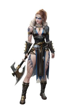 Viking Character, Heroic Fantasy, Viking Woman, Viking Art, Dungeons And Dragons Characters, Viking Warrior, Fantasy Warrior, Arte Fantasy, 판타지 아트