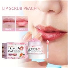 Eelhoe Lip Scrub Peach New In Box Scrub Exfoliating, Peach Lips, Kissing Lips, Lip Set, Exfoliating Scrub, Glitter Lips, Smooth Lips, Chapped Lips, How To Line Lips