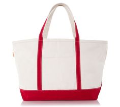 Your new go-to for beach days and park playdates, this large tote bag is handcrafted of cotton canvas with contrasting accents in the color of your choice. Red Large Capacity Canvas Bag, Red Canvas Bag With Large Capacity, Large Capacity Red Canvas Bag, Red Canvas Bag With Pockets, White Cotton Canvas Bag With Zipper Pocket, Classic Cotton Canvas Bag For Everyday Use, Classic Cotton Canvas Bag For Daily Use, Casual Cotton Canvas Bag With Zipper Pocket, White Duck Canvas Bag With Canvas Lining