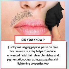 Remove Unwanted Facial Hair, Skin Care Face Mask