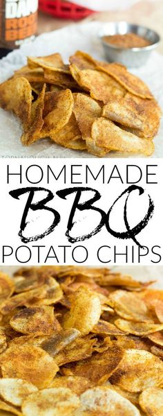 homemade bbq potato chips are the perfect side dish for any meal or appetizer