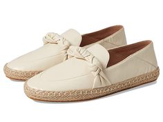 Cole Haan Cloudfeel Knotted Espadrille - Women's Shoes : Angora Leather/Natural Jute : Bring power to your steps wearing our Cole Haan Cloudfeel Knotted Espadrille footwear. Leather upper. Man-made lining and insole. Slip-on closure. Round toe. Knotted fabric detail on instep. Jute-wrapped midsole. Man-made outsole with embossed branding. Imported. Measurements: Weight: 7 oz Product measurements were taken using size 9, width B - Medium. Please note that measurements may vary by size. Weight of Slip On Espadrilles, Natural Jute, Cole Haan, Product Reviews, Flat Shoes Women, Women's Shoes, Shoes Flats, Espadrilles, Leather Upper