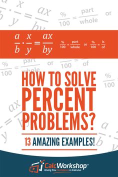 how to solve percent problems? 13 amazing examples by cali worksheet, inc