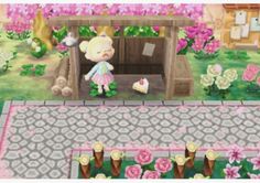 Mayor Cleophee Of Clairac Alphabet Flowers, Dream Code, Ac Ideas, Town Ideas, Animals Crossing, Animal Crossing Qr Codes