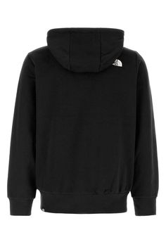 Black Cotton Blend Simple Dome Sweatshirt from The North Face Sporty Black The North Face Sweatshirt, Sporty Black Sweatshirt By The North Face, Black The North Face Hoodie For Streetwear, The North Face Black Hooded Hoodie, Casual Black The North Face Hoodie, The North Face Sporty Sweatshirt With Ribbed Cuffs, Black The North Face Sweatshirt For Fall, The North Face Black Long Sleeve Top, Sporty Crew Neck Sweatshirt By The North Face