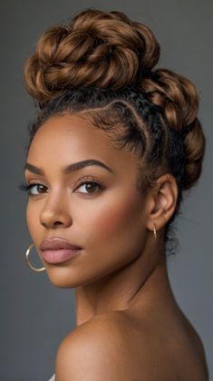 braids hairstyles updo black women