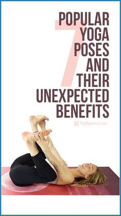 a woman doing yoga poses and their unexpected benefits