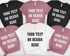 Express your unique style with our Custom Design T-Shirt! This create-your-own shirt option allows you to add your own graphic, text, or artwork, making it a perfect custom gift for anyone. Available in unisex sizes for both men and women, this shirt is made from soft, high-quality fabric that's comfortable and durable. Whether you're designing for yourself or someone special, this custom tee brings your vision to life with a personalized touch. How to place an order: 1-Swipe to all of the pictu Custom Shirt Design, Custom T Shirts Design, Your Design Here, Custom Design Shirts, Custom Tee, T Shirts Design, Shirts Design, Screenprinting, Custom Tshirt Design