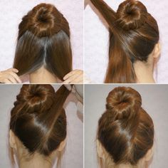 Adorable DIY Criss-Cross Hair Bun Updo  - http://www.stylishboard.com/adorable-diy-criss-cross-hair-bun-updo/ French Twists, Work Hairstyles, Trendy Hair, Great Hair, Hair Dos, Hair Updos, Diy Hairstyles, Bun Hairstyles