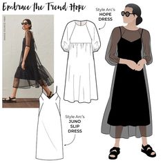 an image of a woman wearing a dress and sandals with the text embrace the trend hippie