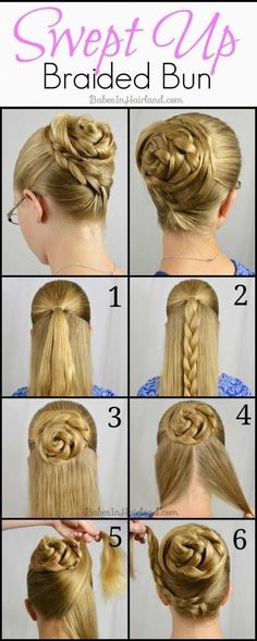 stylish braided updo Hair Step By Step, Tan Skin Blonde Hair, Step By Step Hairstyles, Braided Ponytail Hairstyles, Fishtail Braid, Braided Bun, Braided Hairstyles Easy, Easy Hairstyles For Long Hair, Winter Hairstyles