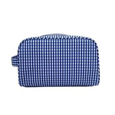 Simplify your packing routine and stay tidy with our Stowaway. This soft shell, side handle large toiletry bag can store your grooming supplies, make-up, shaving, toothpaste, hair care – anything to have within arm’s reach while getting ready for your day. The bag can easily be snugged into your suitcase or stored in your car and has a wide gusset and a slip interior pocket to keep you organized from one bathroom to the next. Coated cotton with a thin eco-friendly matte coating Lined in poly twi Large Toiletry Bag, Camo And Pink, Red Gingham, Boys Set, Pink Gingham, Monogram Styles, Brand Collection, Guest Towels, Soft Shell