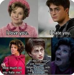 harry potter and hermione's characters in harry potter, i love you, i hate you